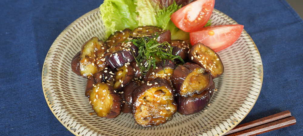 なすの簡単照り焼きステーキ